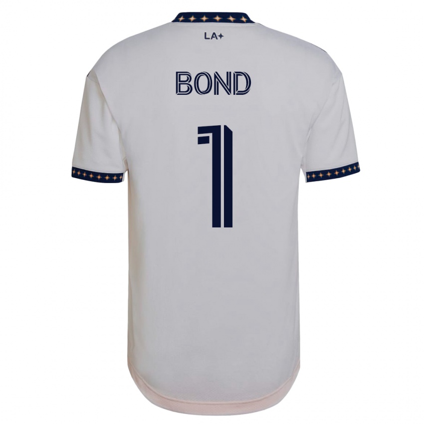 Heren Jonathan Bond #1 Wit Thuisshirt Thuistenue 2023/24 T-Shirt