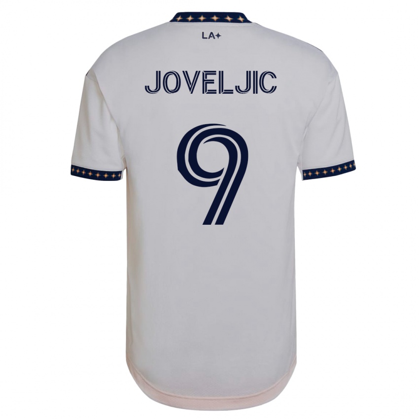 Heren Dejan Joveljic #9 Wit Thuisshirt Thuistenue 2023/24 T-Shirt