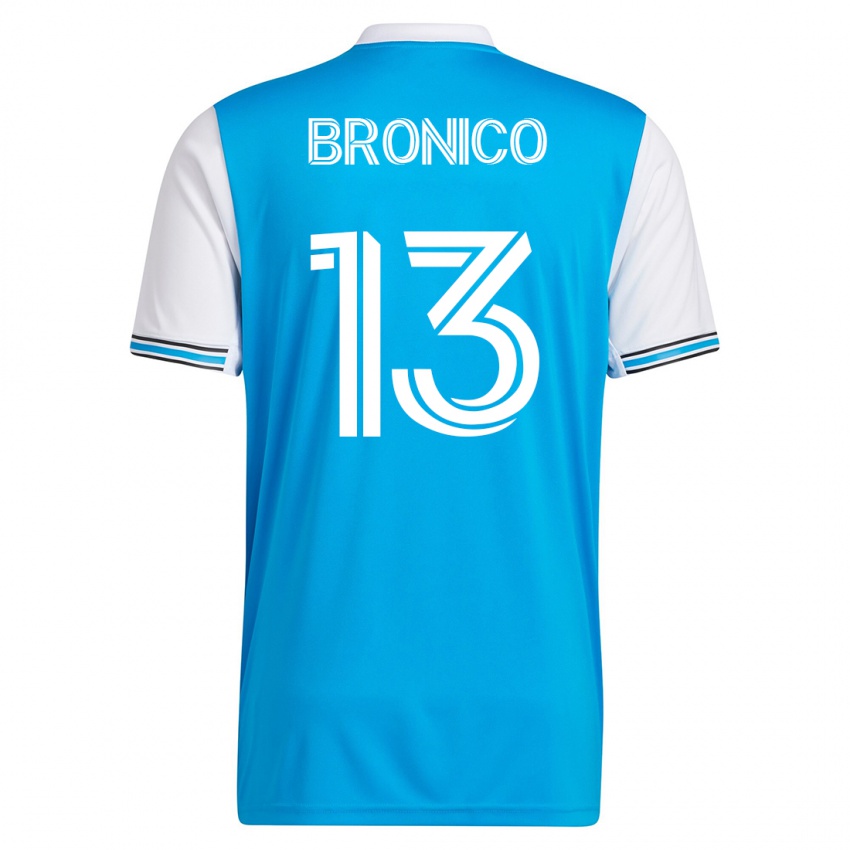 Heren Brandt Bronico #13 Blauw Thuisshirt Thuistenue 2023/24 T-Shirt