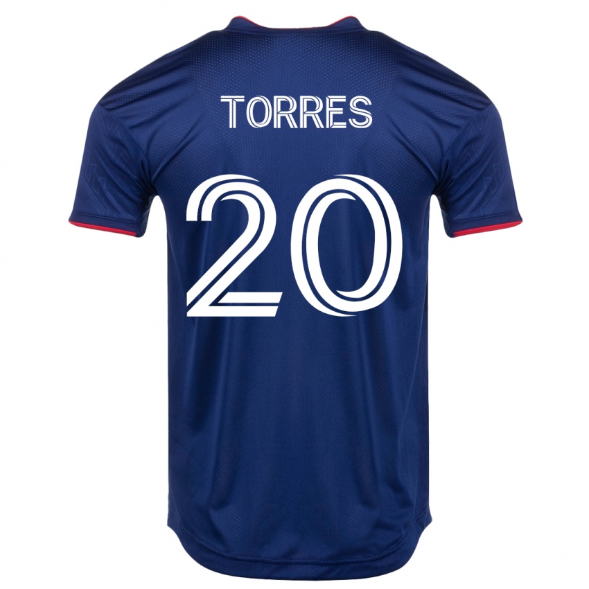 Heren Jairo Torres #20 Marine Thuisshirt Thuistenue 2023/24 T-Shirt