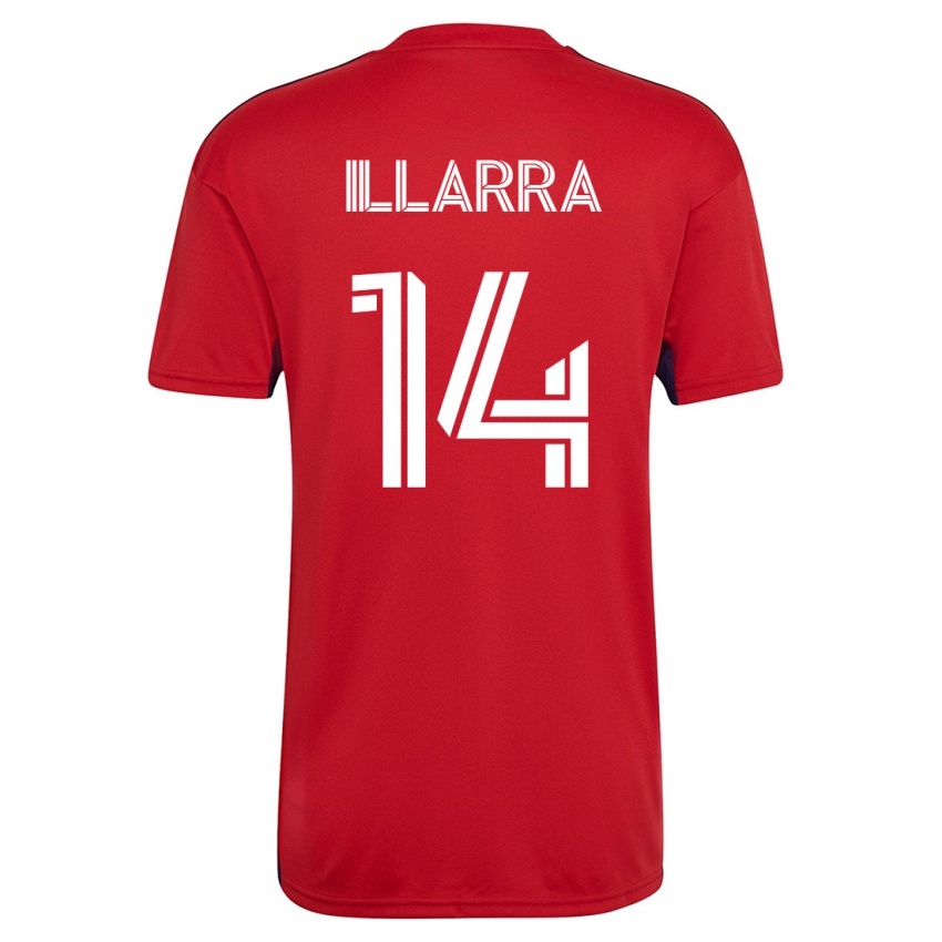 Heren Asier Illarramendi #14 Rood Thuisshirt Thuistenue 2023/24 T-Shirt