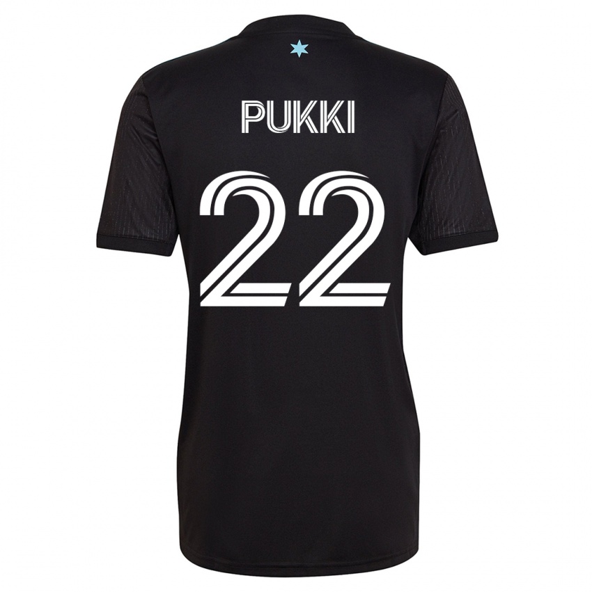 Heren Teemu Pukki #22 Zwart Thuisshirt Thuistenue 2023/24 T-Shirt