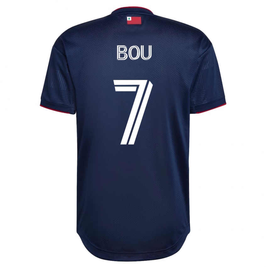 Heren Gustavo Bou #7 Marine Thuisshirt Thuistenue 2023/24 T-Shirt