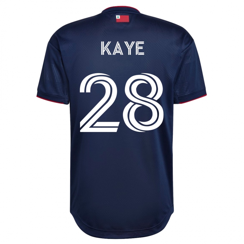 Heren Mark-Anthony Kaye #28 Marine Thuisshirt Thuistenue 2023/24 T-Shirt