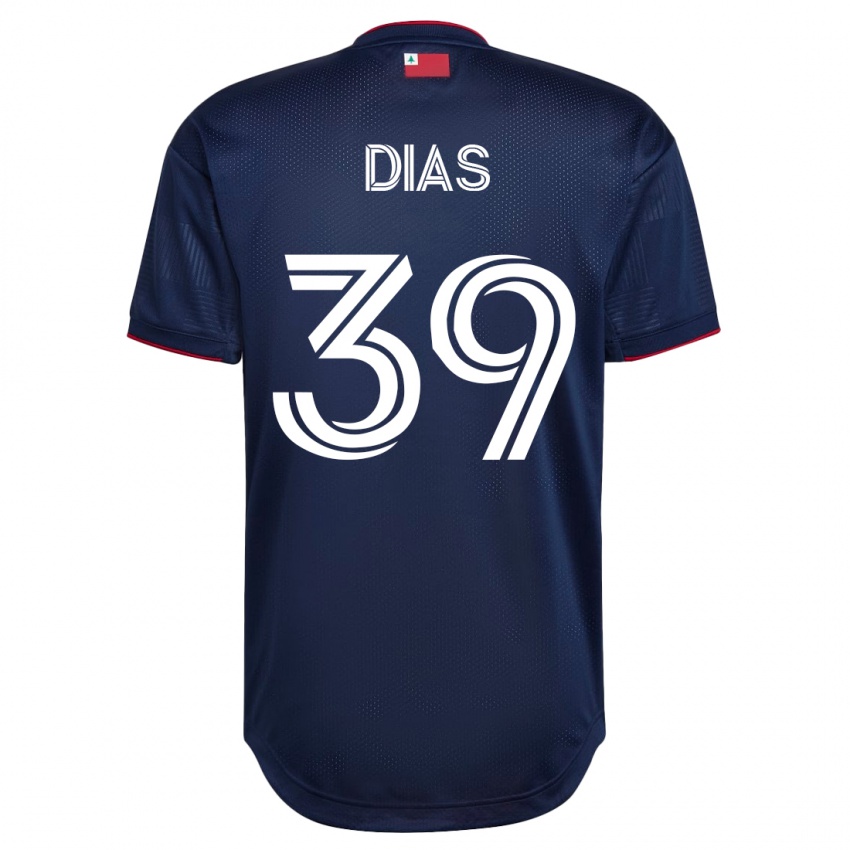 Heren Marcos Dias #39 Marine Thuisshirt Thuistenue 2023/24 T-Shirt