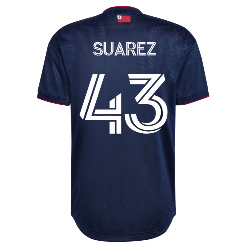 Heren Santiago Suárez #43 Marine Thuisshirt Thuistenue 2023/24 T-Shirt