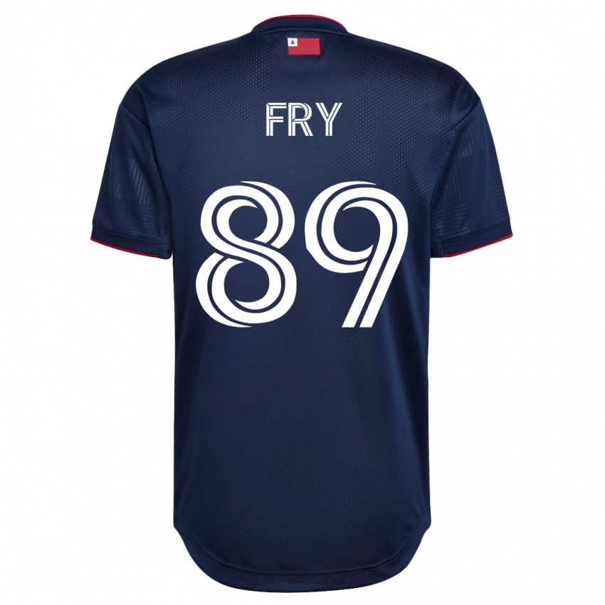 Heren Malcolm Fry #89 Marine Thuisshirt Thuistenue 2023/24 T-Shirt