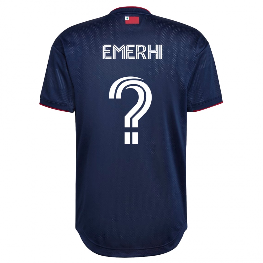 Heren Grant Emerhi #0 Marine Thuisshirt Thuistenue 2023/24 T-Shirt