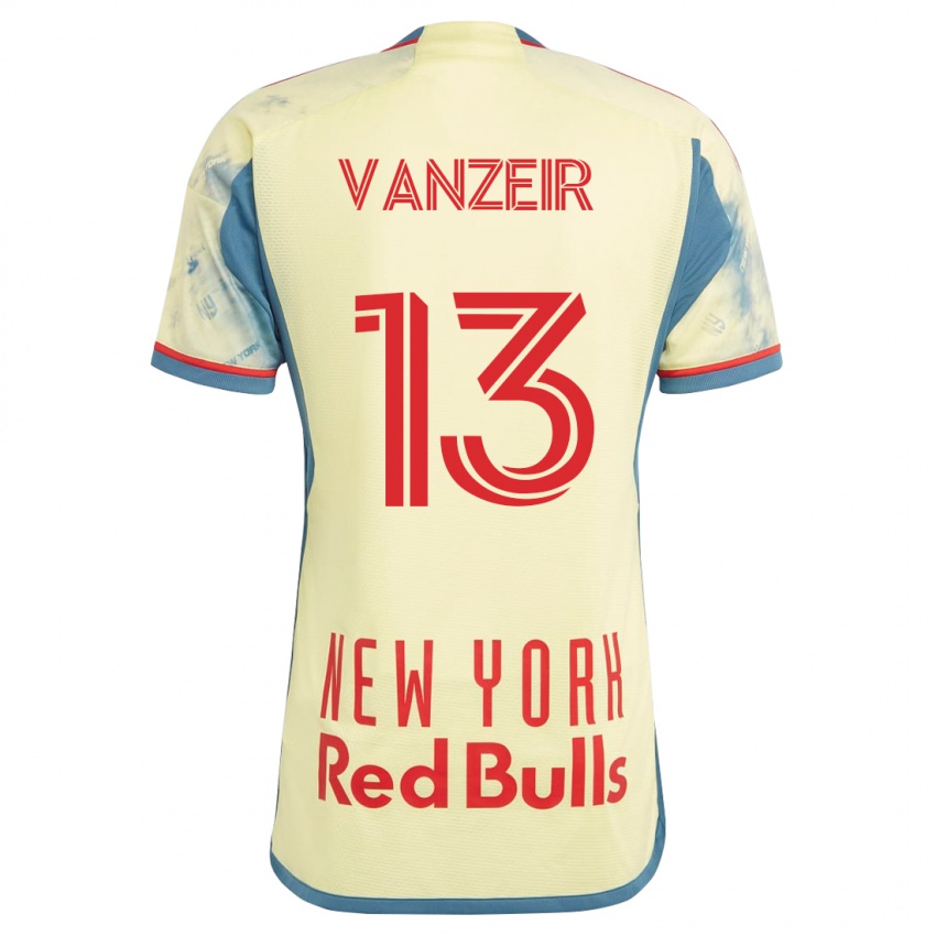 Heren Dante Vanzeir #13 Geel Thuisshirt Thuistenue 2023/24 T-Shirt