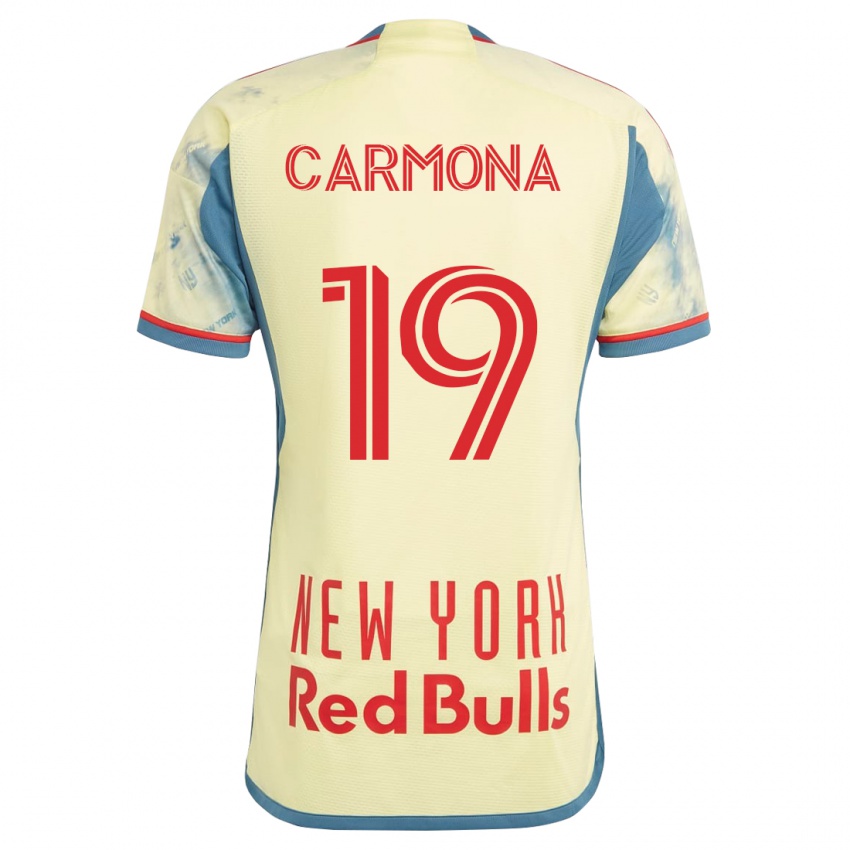 Heren Wikelman Carmona #19 Geel Thuisshirt Thuistenue 2023/24 T-Shirt