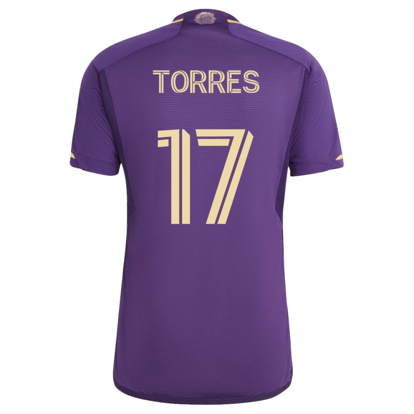 Heren Facundo Torres #17 Viooltje Thuisshirt Thuistenue 2023/24 T-Shirt