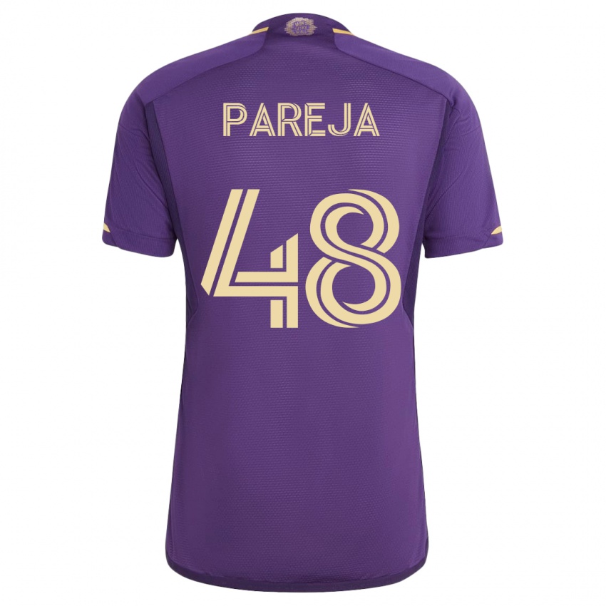Heren Diego Pareja #48 Viooltje Thuisshirt Thuistenue 2023/24 T-Shirt