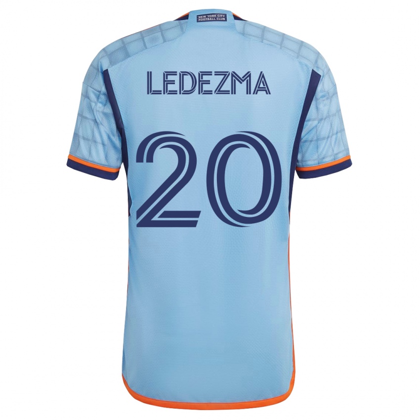 Heren Richard Ledezma #20 Blauw Thuisshirt Thuistenue 2023/24 T-Shirt