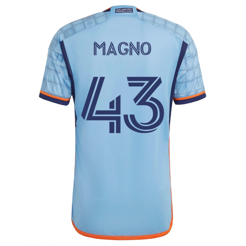 Heren Talles Magno #43 Blauw Thuisshirt Thuistenue 2023/24 T-Shirt