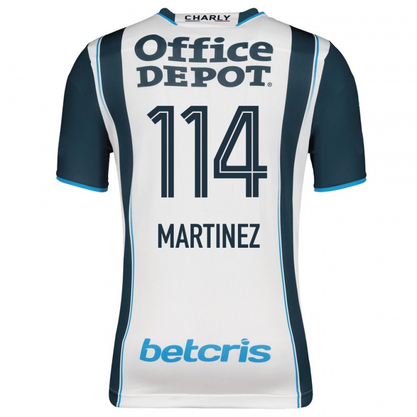 Heren Jesús Martínez #114 Marine Thuisshirt Thuistenue 2023/24 T-Shirt
