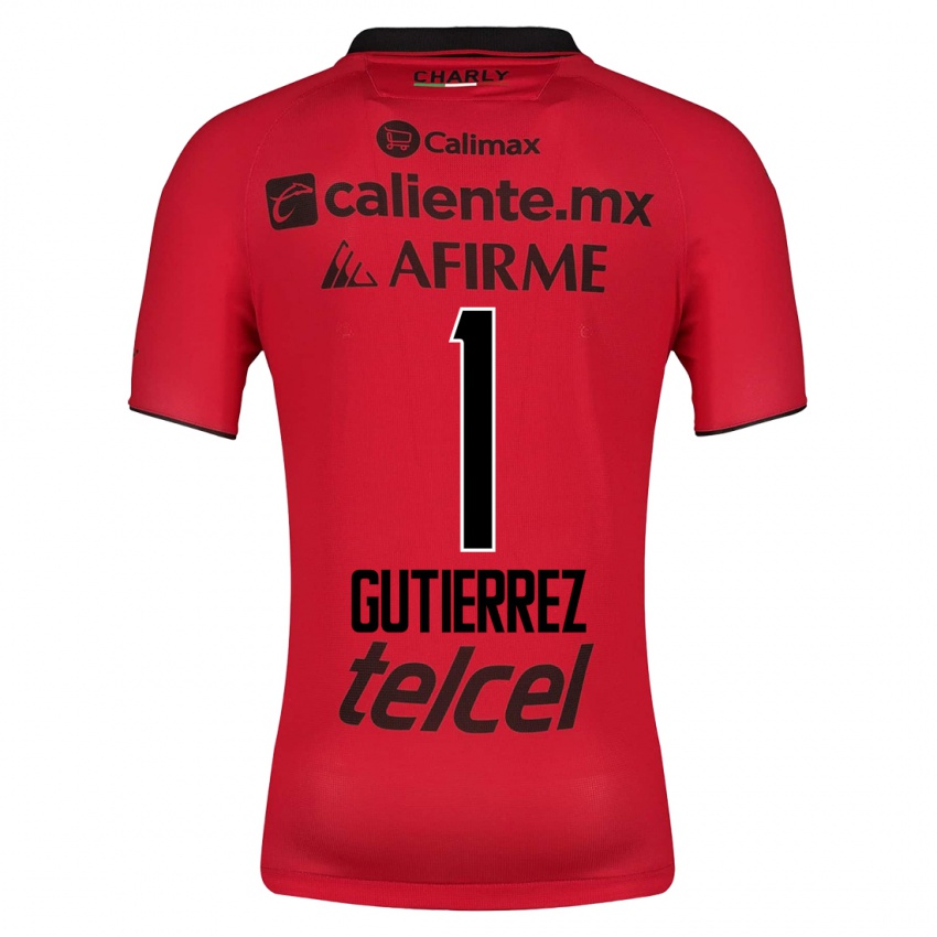 Heren Alejandra Gutierrez #1 Rood Thuisshirt Thuistenue 2023/24 T-Shirt