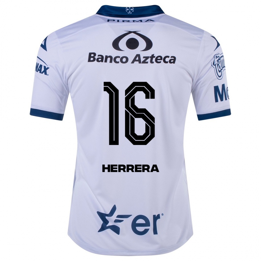 Heren Alberto Herrera #16 Wit Thuisshirt Thuistenue 2023/24 T-Shirt