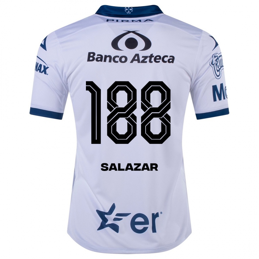 Heren Ronaldo Salazar #188 Wit Thuisshirt Thuistenue 2023/24 T-Shirt