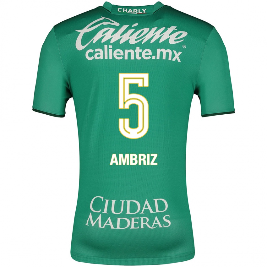 Heren Fidel Ambríz #5 Groente Thuisshirt Thuistenue 2023/24 T-Shirt