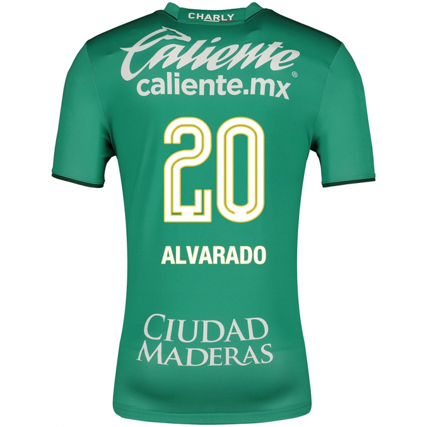 Heren Alfonso Alvarado #20 Groente Thuisshirt Thuistenue 2023/24 T-Shirt