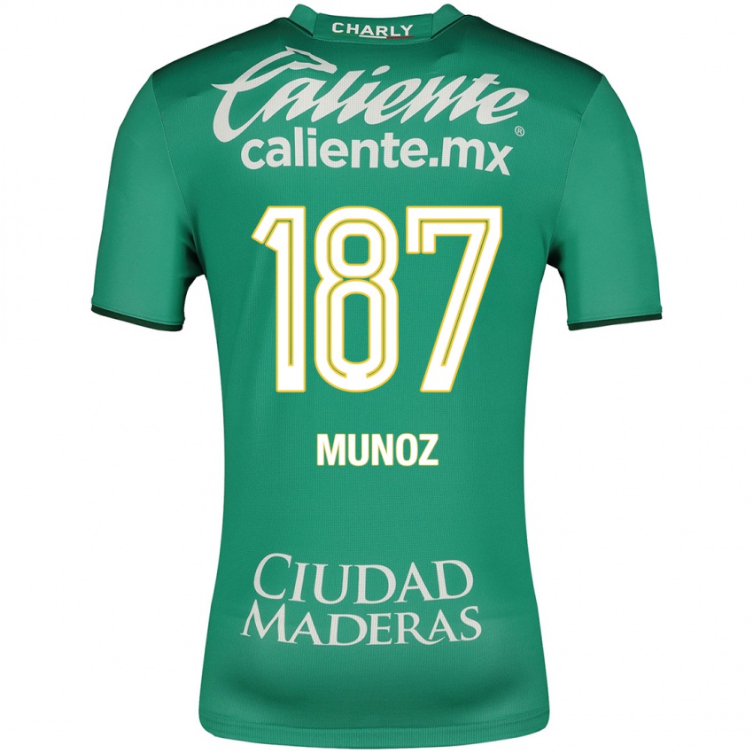 Heren Diego Muñoz #187 Groente Thuisshirt Thuistenue 2023/24 T-Shirt