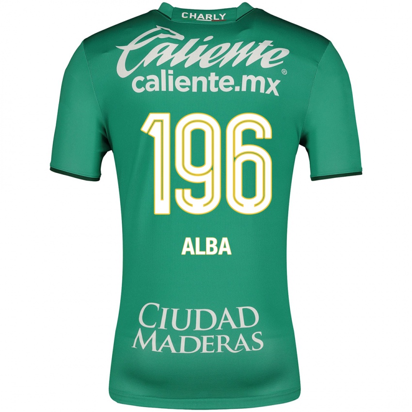 Heren Óscar Alba #196 Groente Thuisshirt Thuistenue 2023/24 T-Shirt