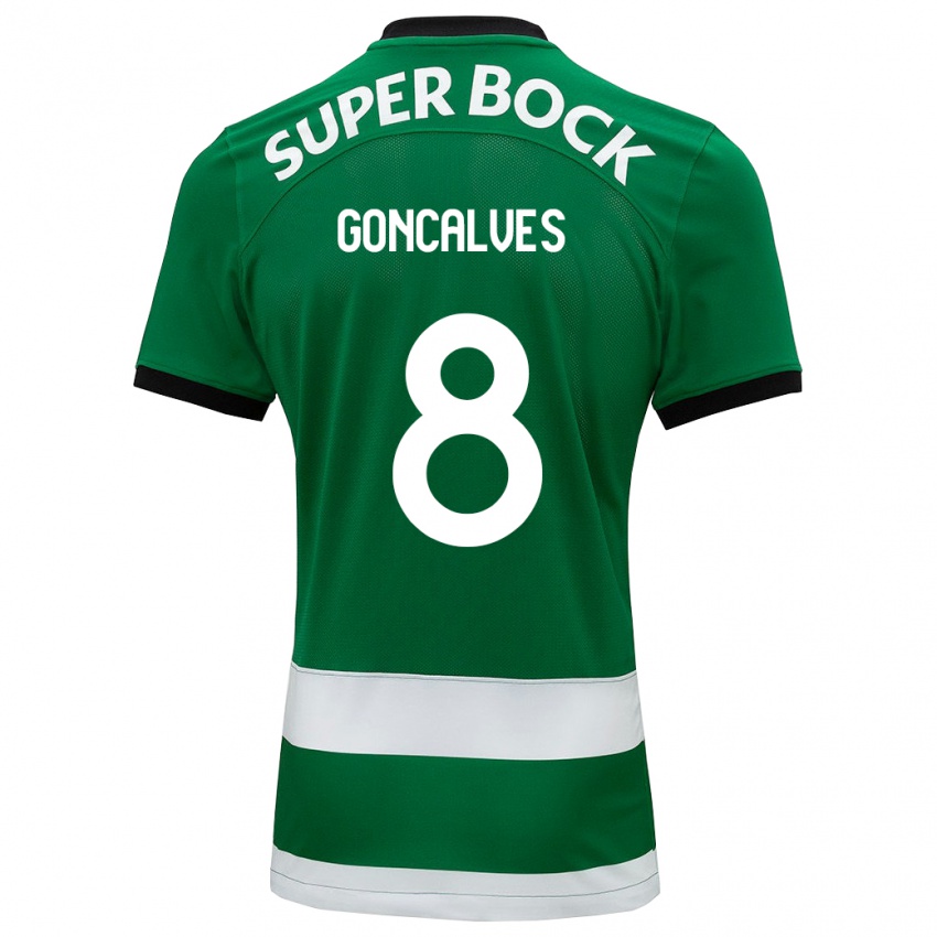 Heren Pedro Goncalves #8 Groente Thuisshirt Thuistenue 2023/24 T-Shirt