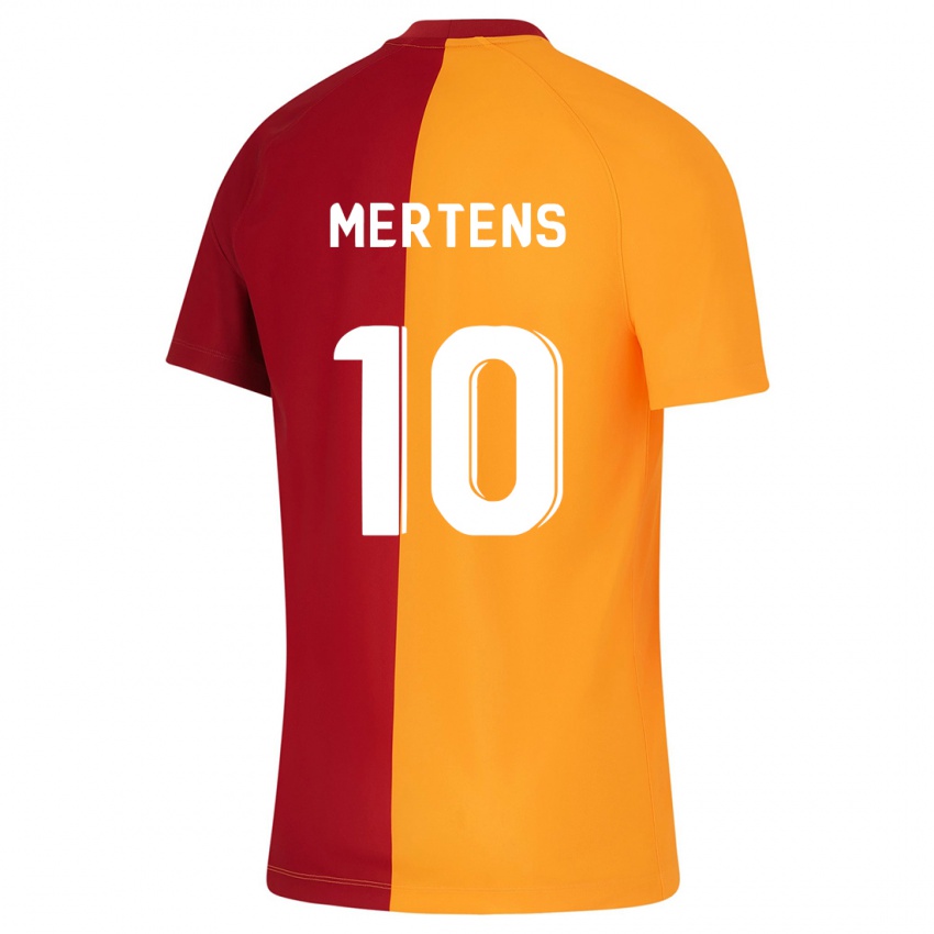 Heren Dries Mertens #10 Oranje Thuisshirt Thuistenue 2023/24 T-Shirt