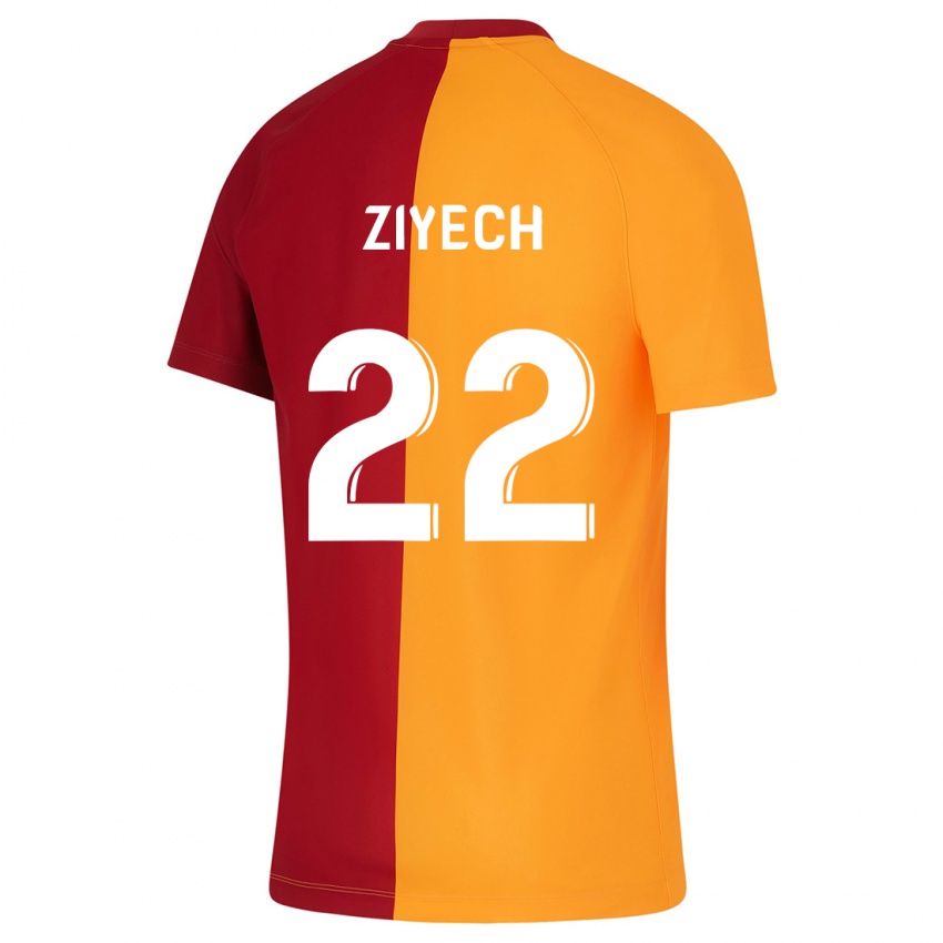Heren Hakim Ziyech #22 Oranje Thuisshirt Thuistenue 2023/24 T-Shirt