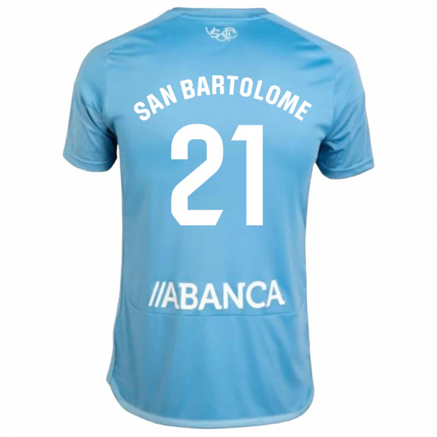 Heren Victor San Bartolome #21 Blauw Thuisshirt Thuistenue 2023/24 T-Shirt