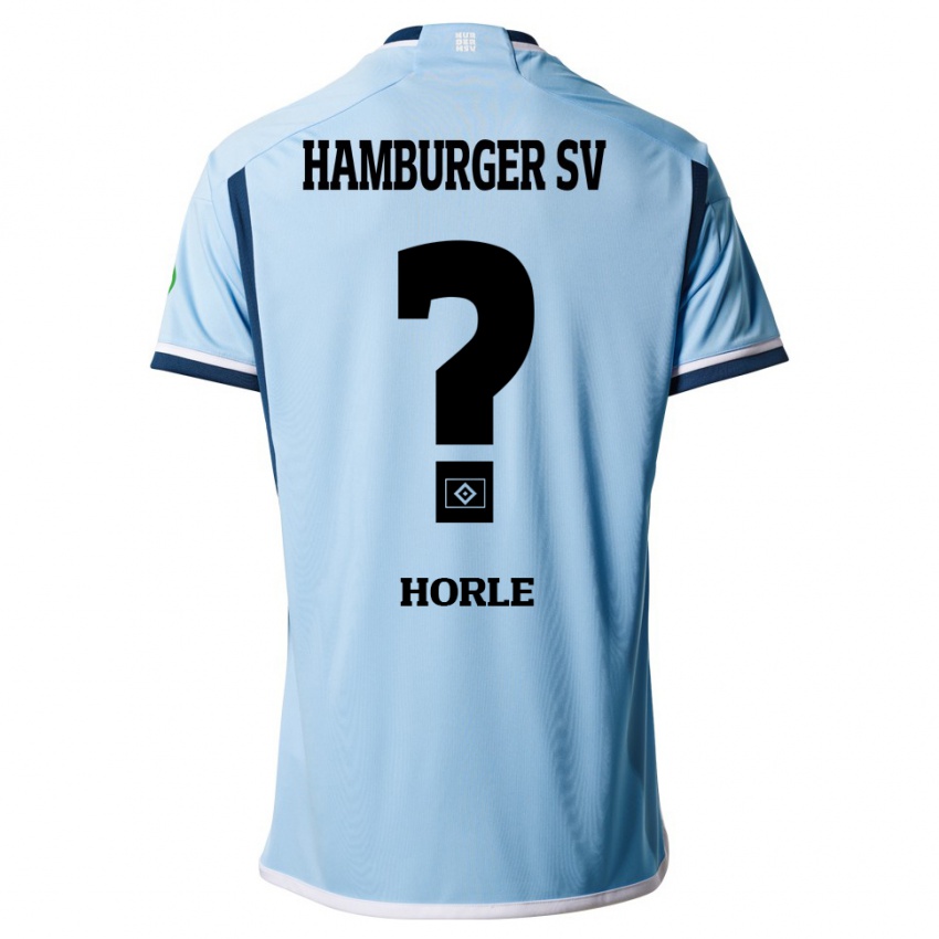 Heren Tim Niclas Hörle #0 Blauw Uitshirt Uittenue 2023/24 T-Shirt