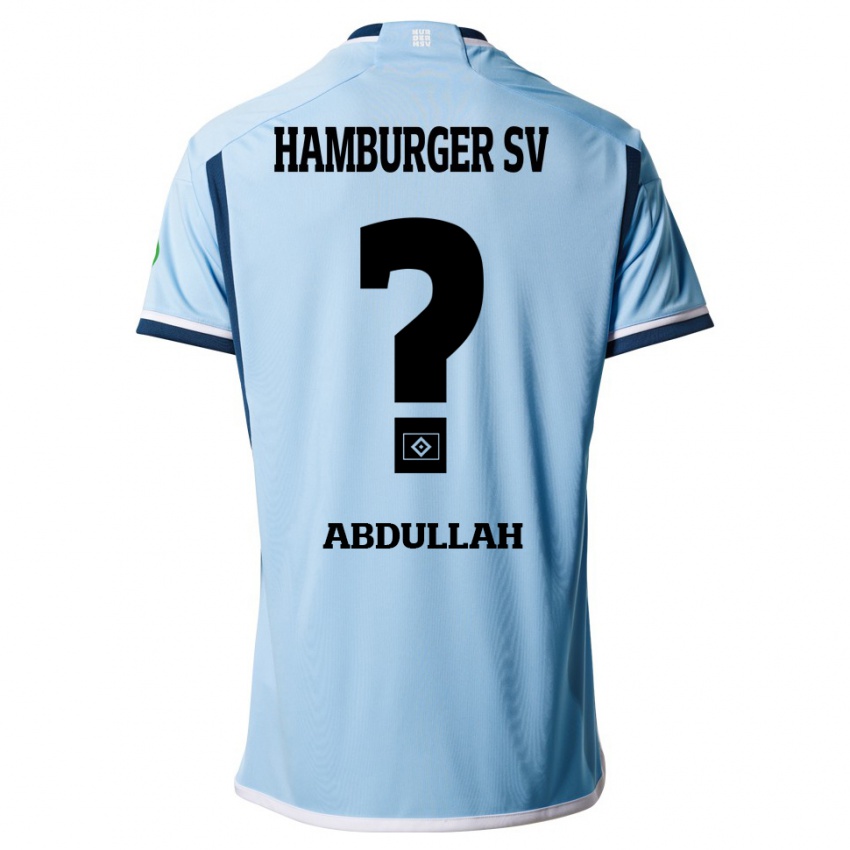 Heren Majeed Salo Abdullah #0 Blauw Uitshirt Uittenue 2023/24 T-Shirt