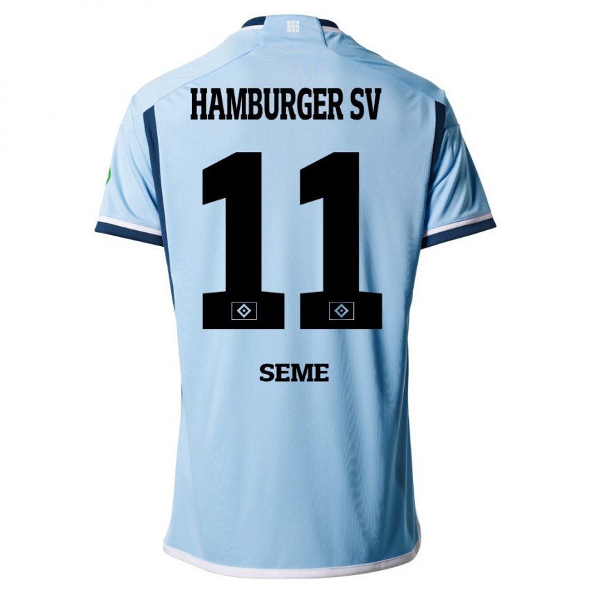 Heren Anna-Katharina Seme #11 Blauw Uitshirt Uittenue 2023/24 T-Shirt