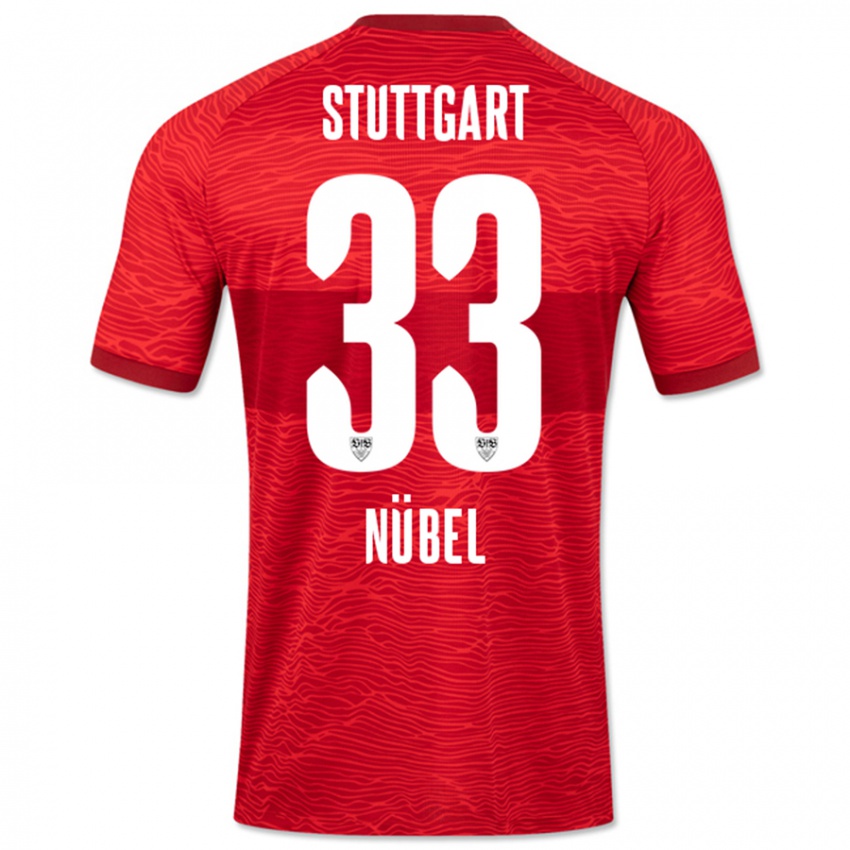 Heren Alexander Nübel #33 Rood Uitshirt Uittenue 2023/24 T-Shirt