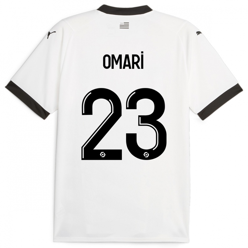 Heren Warmed Omari #23 Wit Uitshirt Uittenue 2023/24 T-Shirt