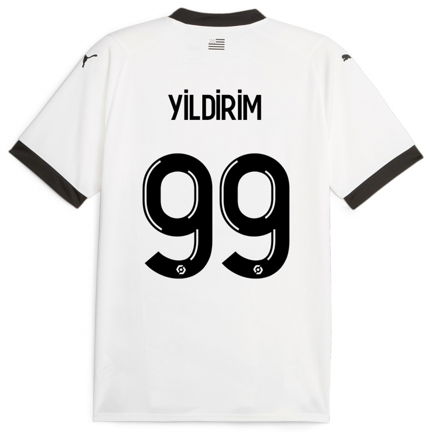 Heren Bertuğ Yıldırım #99 Wit Uitshirt Uittenue 2023/24 T-Shirt