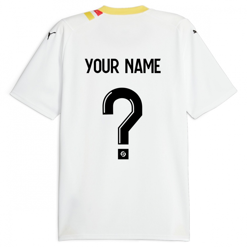 Heren Uw Naam #0 Zwart Uitshirt Uittenue 2023/24 T-Shirt