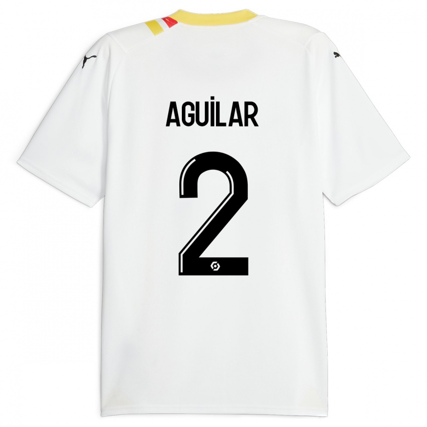 Heren Ruben Aguilar #2 Zwart Uitshirt Uittenue 2023/24 T-Shirt