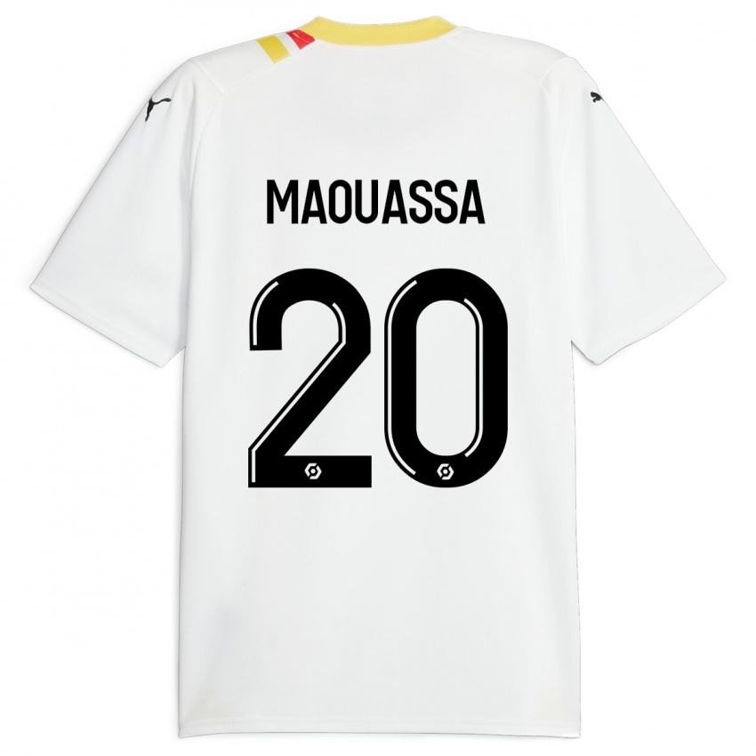 Heren Faitout Maouassa #20 Zwart Uitshirt Uittenue 2023/24 T-Shirt