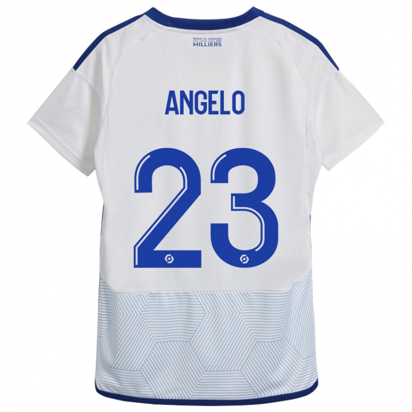 Heren Ângelo #23 Wit Uitshirt Uittenue 2023/24 T-Shirt