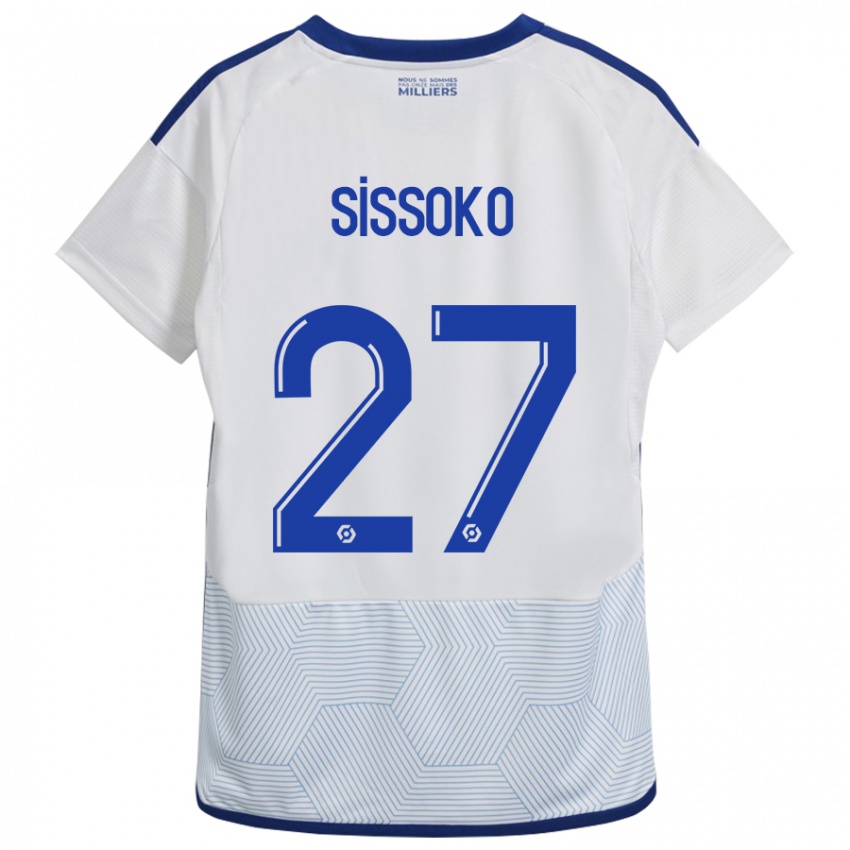 Heren Ibrahima Sissoko #27 Wit Uitshirt Uittenue 2023/24 T-Shirt