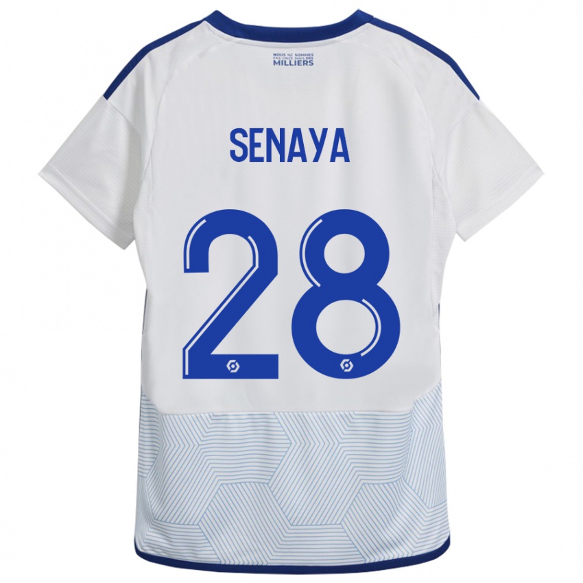 Heren Marvin Senaya #28 Wit Uitshirt Uittenue 2023/24 T-Shirt