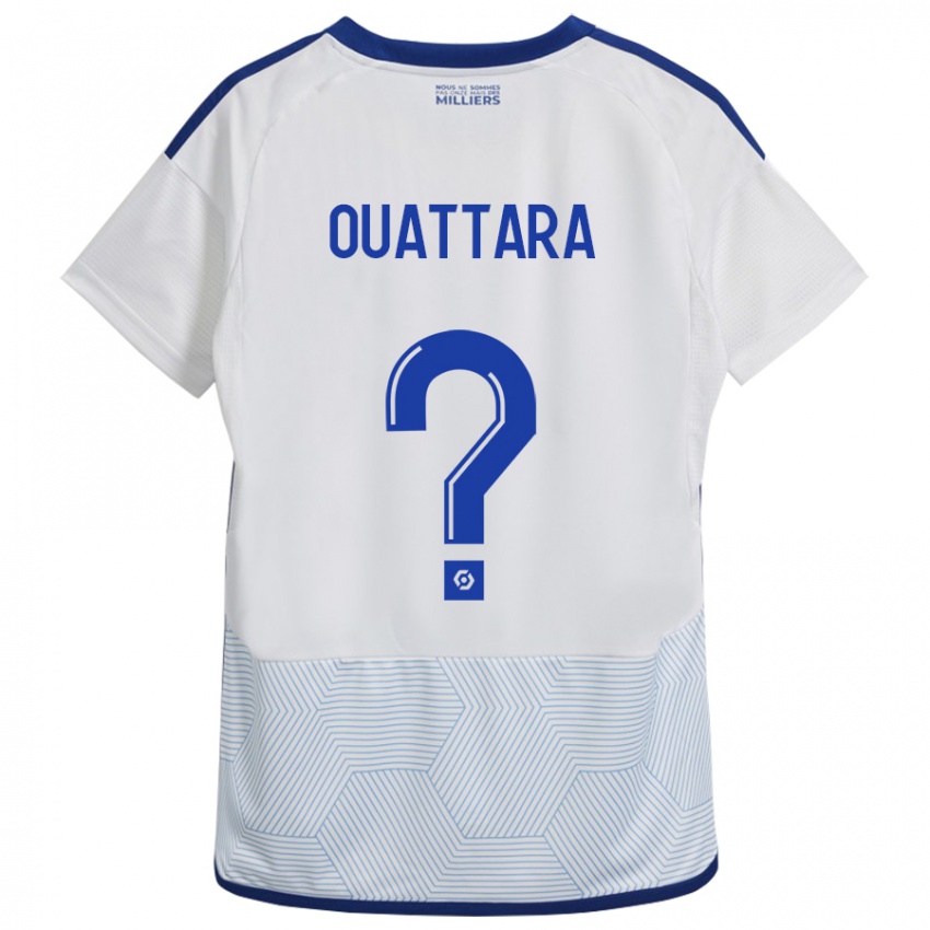 Heren Abdoul Ouattara #0 Wit Uitshirt Uittenue 2023/24 T-Shirt