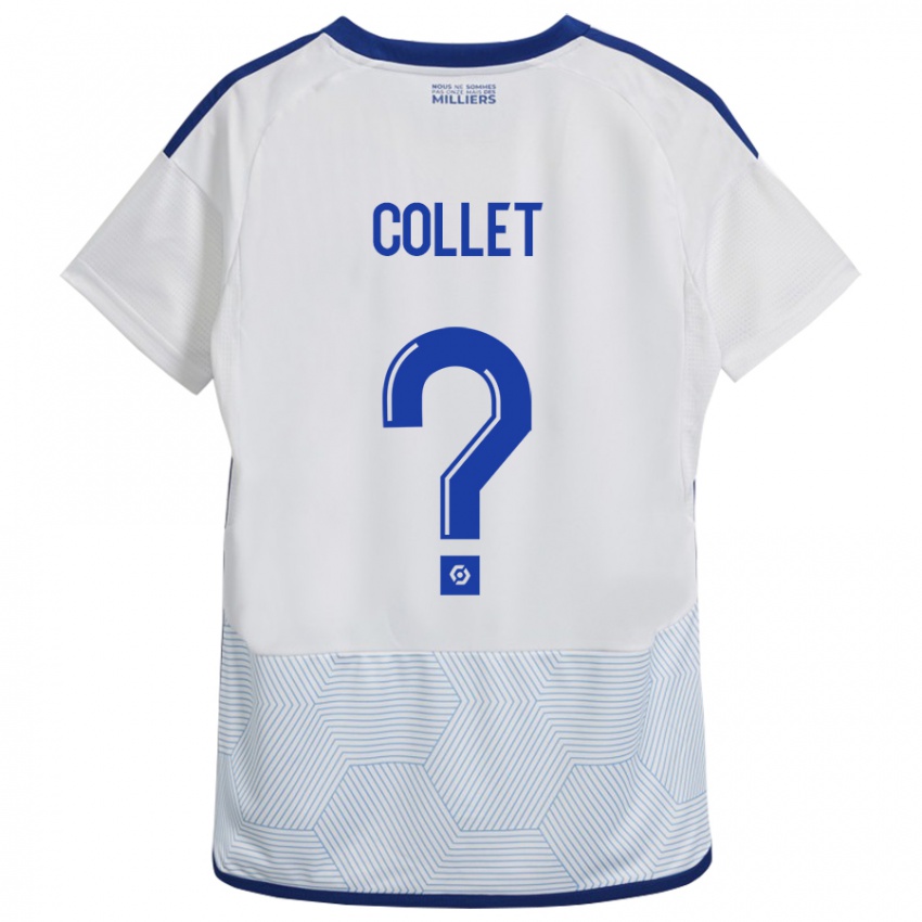 Heren Arthur Tirard Collet #0 Wit Uitshirt Uittenue 2023/24 T-Shirt