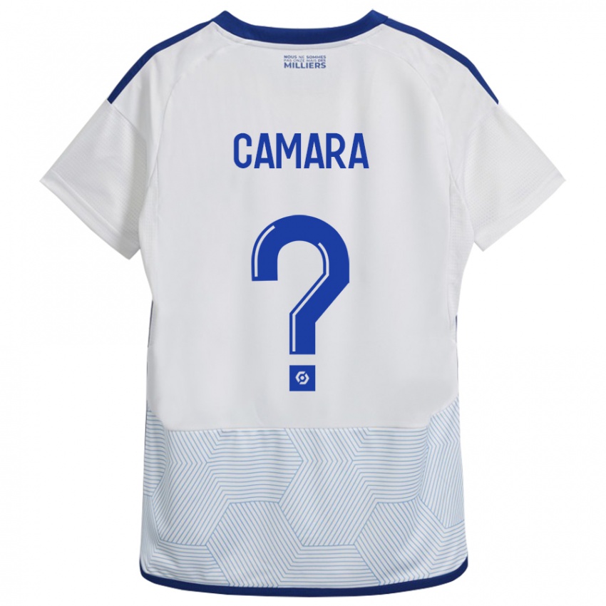 Heren Alseny Camara #0 Wit Uitshirt Uittenue 2023/24 T-Shirt