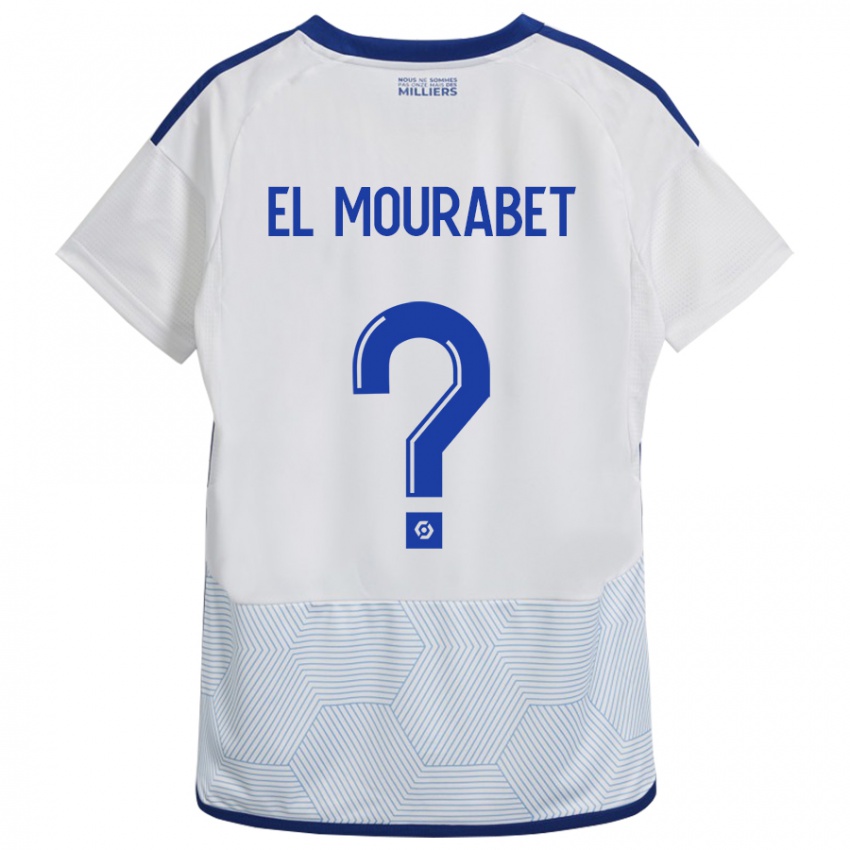 Heren Samir El Mourabet #0 Wit Uitshirt Uittenue 2023/24 T-Shirt