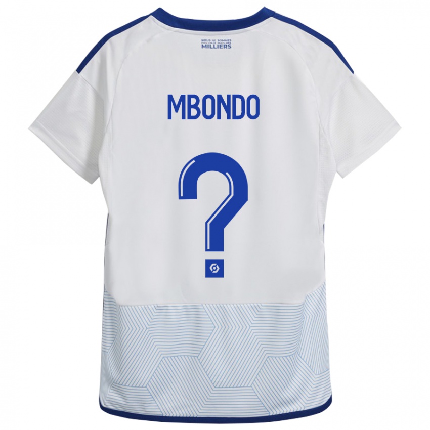 Heren Fredy André Mbondo #0 Wit Uitshirt Uittenue 2023/24 T-Shirt