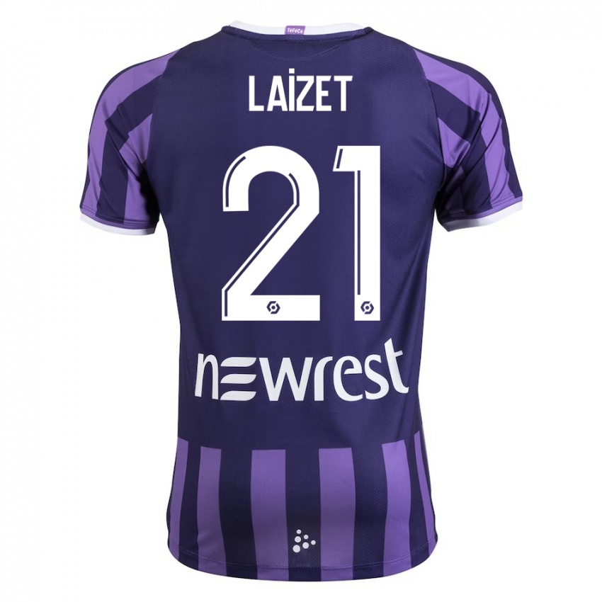 Heren Emma Laizet #21 Paars Uitshirt Uittenue 2023/24 T-Shirt