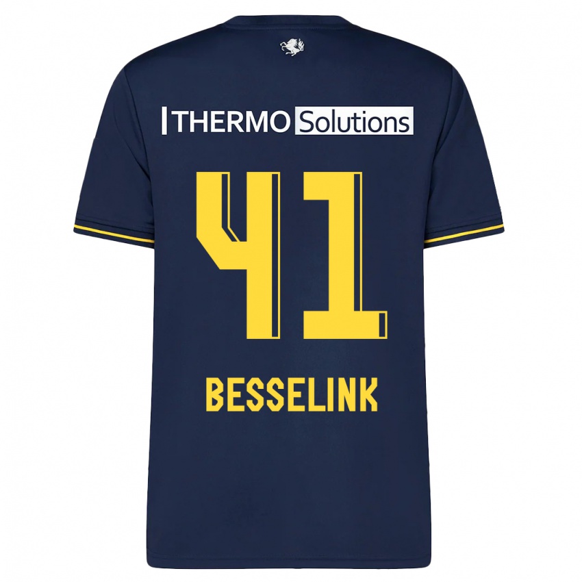 Heren Gijs Besselink #41 Marine Uitshirt Uittenue 2023/24 T-Shirt