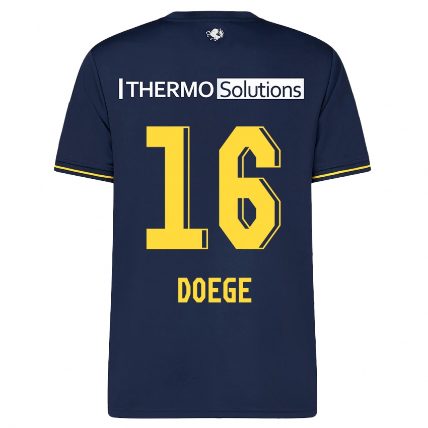 Heren Leonie Doege #16 Marine Uitshirt Uittenue 2023/24 T-Shirt